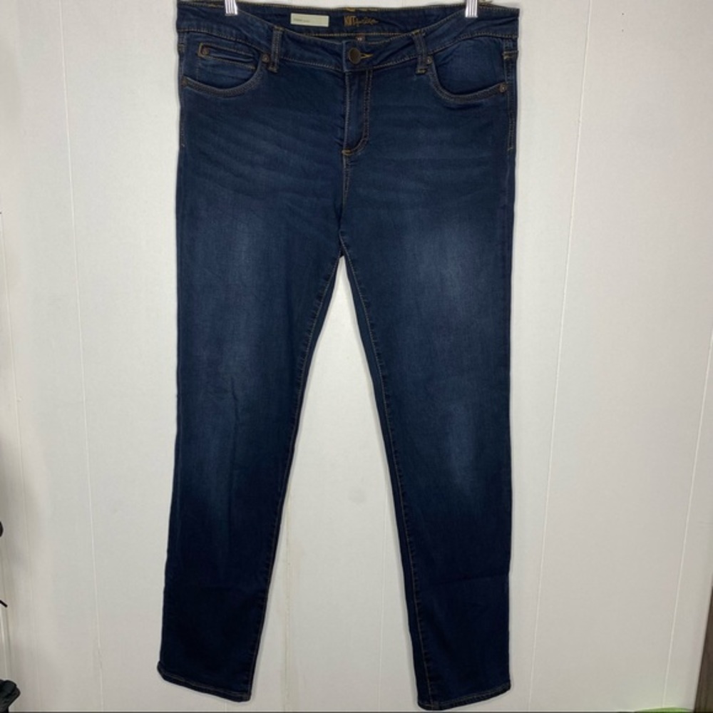 KUT From The Kloth Diana Skinny Jeans Dark Sz 12